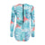 Turquoise Sunrise Classic Longsleeve Back Zip Back View